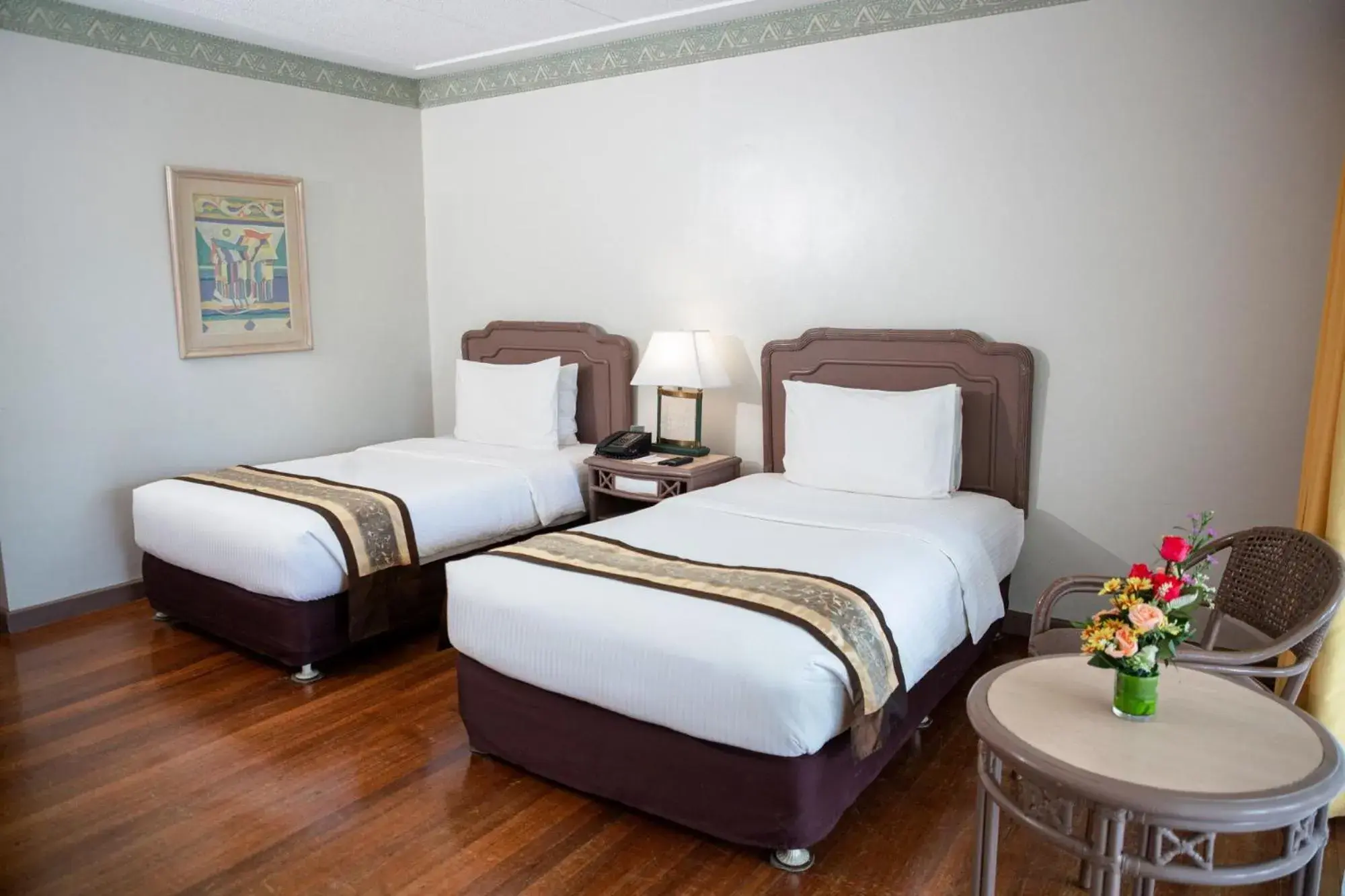 Bed in Waterfront Insular Hotel Davao